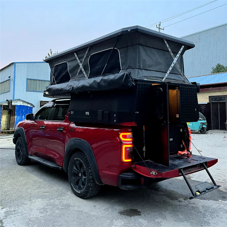 Pop -up pick -up truck camper