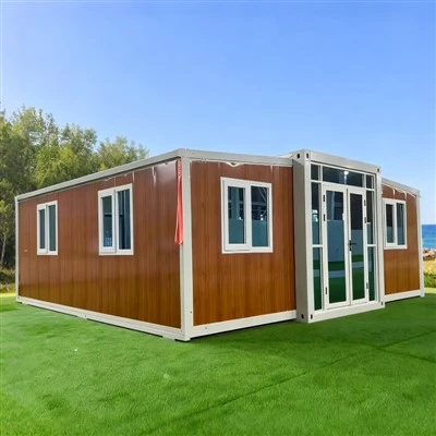Uitbreidbaar containerhuis met 2 slaapkamers, mobiel wonen